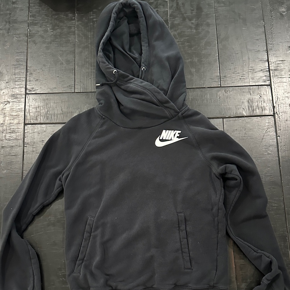 Nike Charcoal Hoodie with Logo